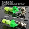 10PCS Fish Rod Bell Plastic Fishing Bells Clip Fishing Rod Alarm Dual Alert Bell