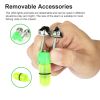 10PCS Fish Rod Bell Plastic Fishing Bells Clip Fishing Rod Alarm Dual Alert Bell