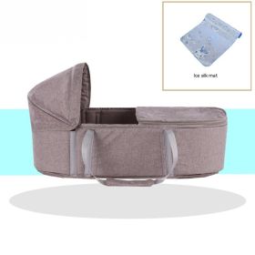 Multifunctional Portable Car Bed In Bed Baby Going Out Cabas (Option: Light Gray)