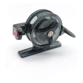 Ice Fishing Reel Winter Fishing Reel With Force-relieving Small Plastic (Option: Black51bearing)