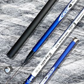 Carbon Super Hard And Super Light Fishing Rod (Option: Blue-6.3M)