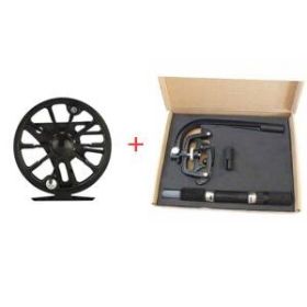 Fly fishing wheel CNN cutting fly wheel (Option: Black-A7 with winder)