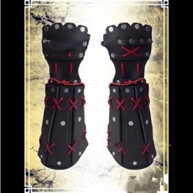 Medieval Steampunk Men Arm Guard Boxing Glove (Color: Black)