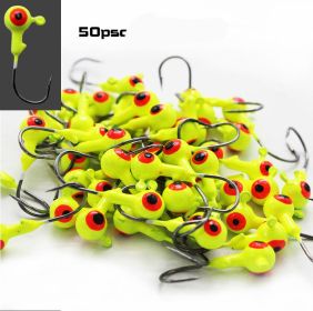 Five Color Fish Hook In Bulk (Option: Yellow-1g-50PCS)