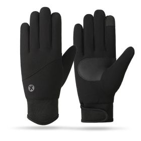 Cycling Sports Gloves For Men And Women (Option: Sports X Type Black-Free Size)