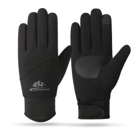 Cycling Sports Gloves For Men And Women (Option: Black-Free Size)