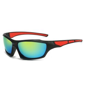 New Colorful Sports Sun Glasses Men (Option: Black Frame Gold MercuryPC)