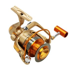 Metal Head Rocker Fishing Reel Fishing Reel Spinning Wheel Sea Rod Wheel (Option: Orange-4000style)