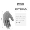 Fishing Gloves Anti-Slip Protect Hand from Puncture Scrapes Fisherman Professional Catch Fish Latex Hunting Gloves Left/Right