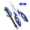 Luya Pliers Stainless Steel Curved Mouth Fish Line Scissors Multi-functional Clip Fish Line Sub Ring Opening Fishing Tools