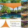 Waterproof Sunscreen Shelter Triangle Cover for Playground Outdoor