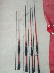 Carbon Hard Tuning Sub Rod Set (Option: Red straight handle-1.8)