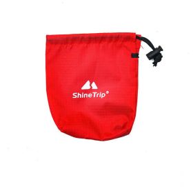 Outdoor Sundries Storage Bag Straw Bag Camping Travel Small Size (Color: Red)